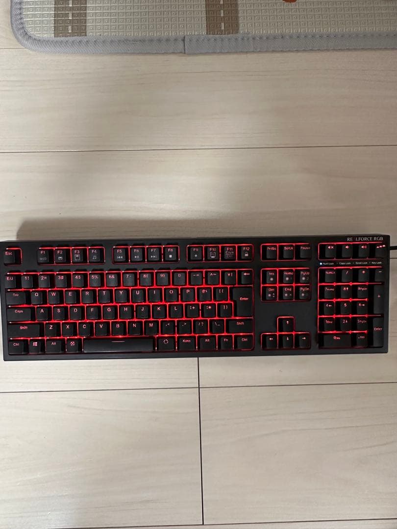 REALFORCE R2A-JP4G-BK RGB キーボード 本体 日本語配列