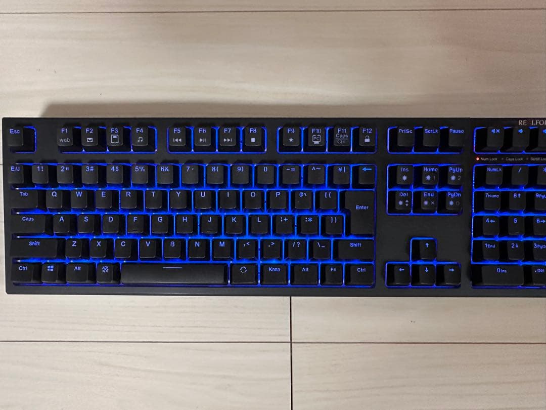 REALFORCE R2A-JP4G-BK RGB キーボード 本体 日本語配列