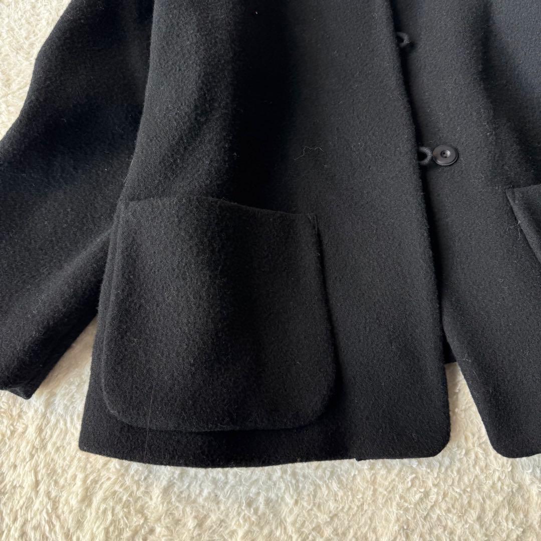 オオカミとフクロウ オオカミとシロクマのヴィーカ ノーカラー ブラック 美品