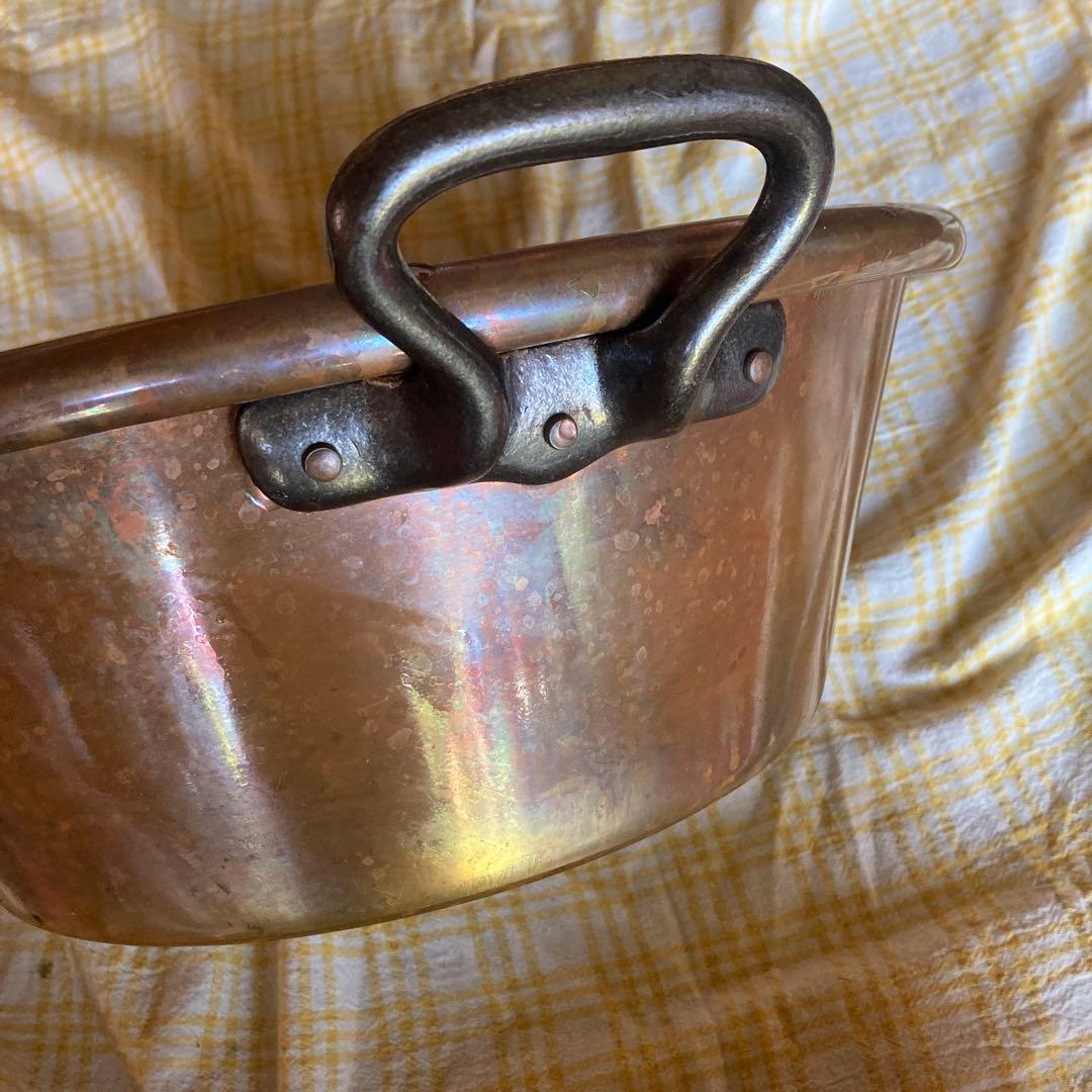 ヨーロッパ製　ジャム銅鍋40cm