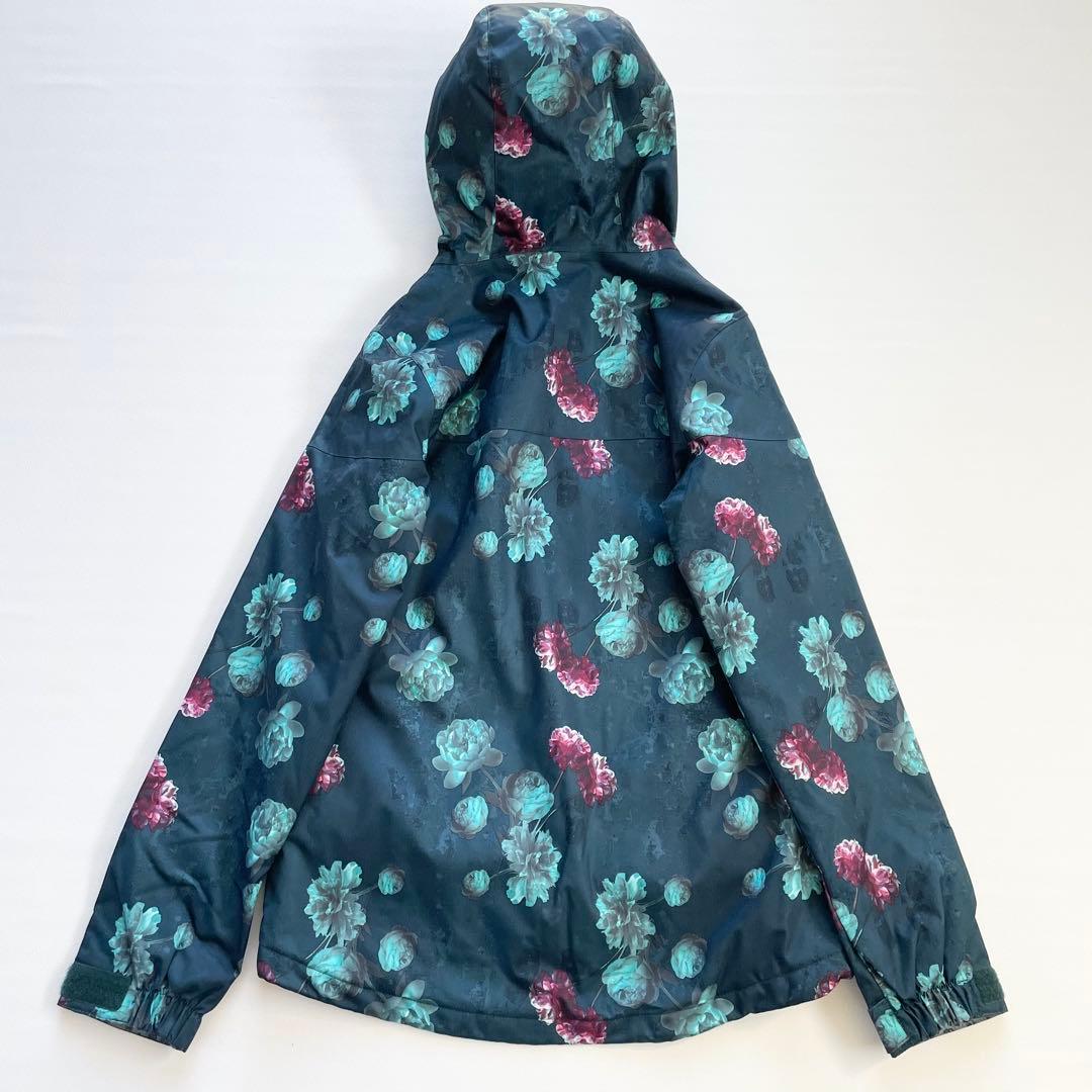 4439【極美品】ボルコム スノボウェア ジャケット 花柄 総柄 レディース