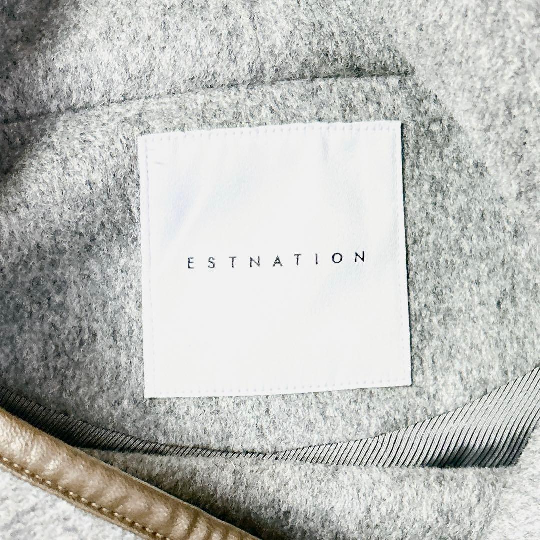 【美品】エストネーション　estnation カシミヤビーバーケープコート