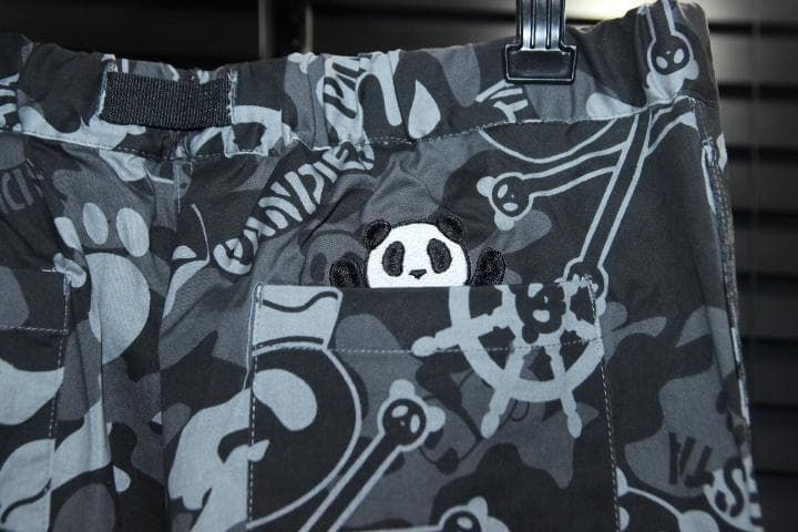 パンディエスタ サーマルパーカ＋２WAY迷彩パンツ L 黒 PANDIESTA