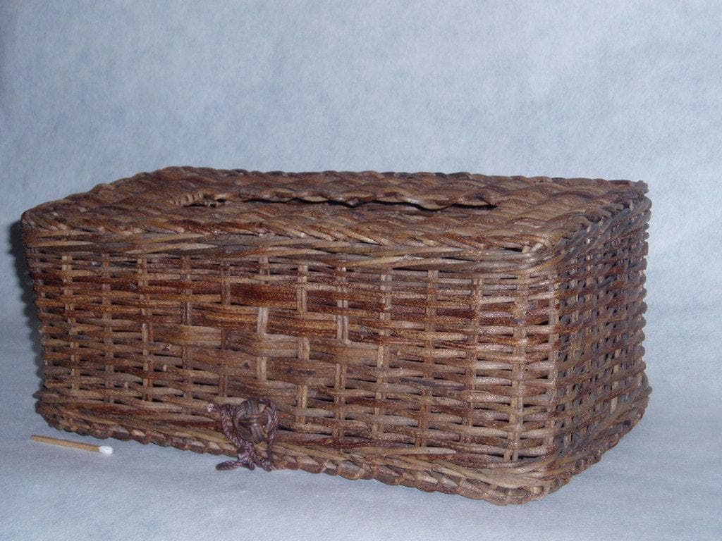 あけび蔓細工「テッシュボックスケース」