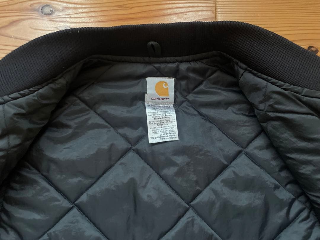 carhartt カーハート USA製 ダック ベスト ブラウン フェード 古着