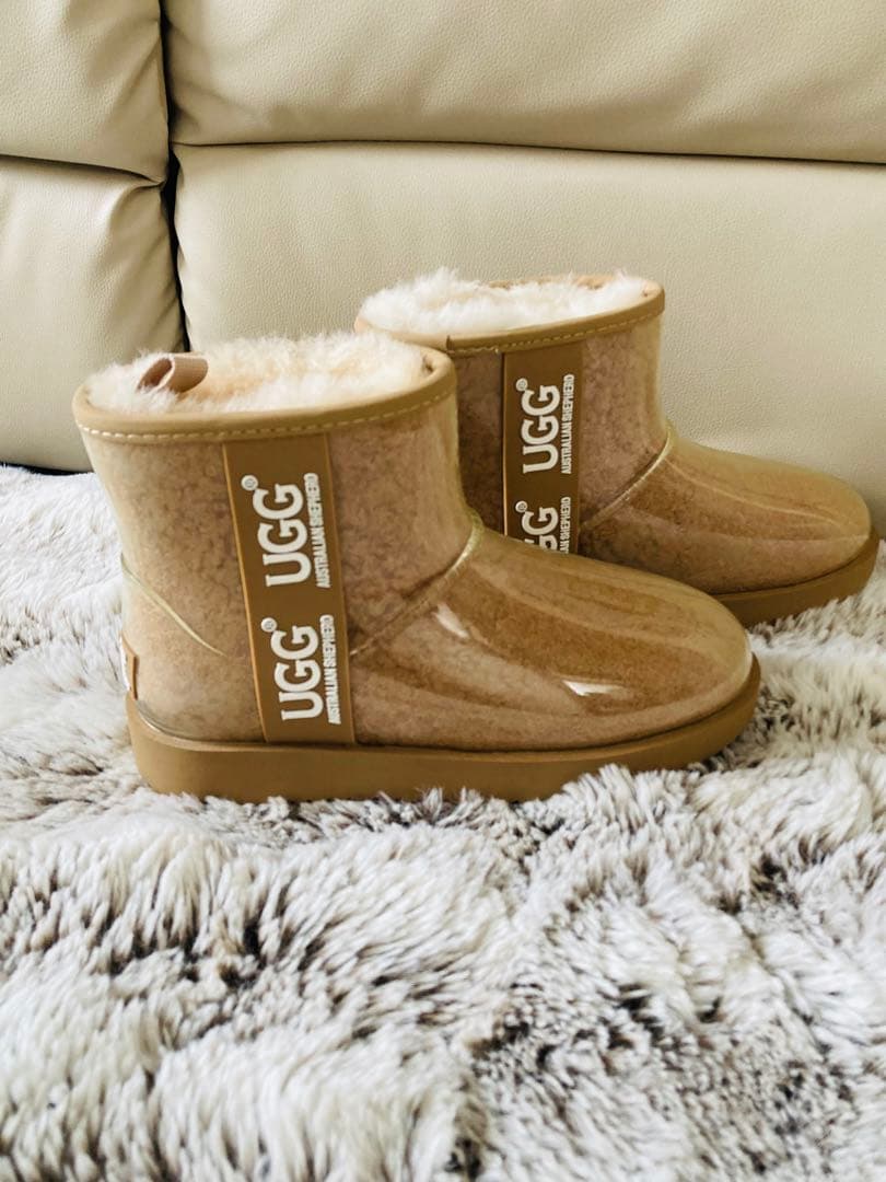 新品未使用‼️UGG アグ　クラシック クリア ミニ レインブーツ　レディース
