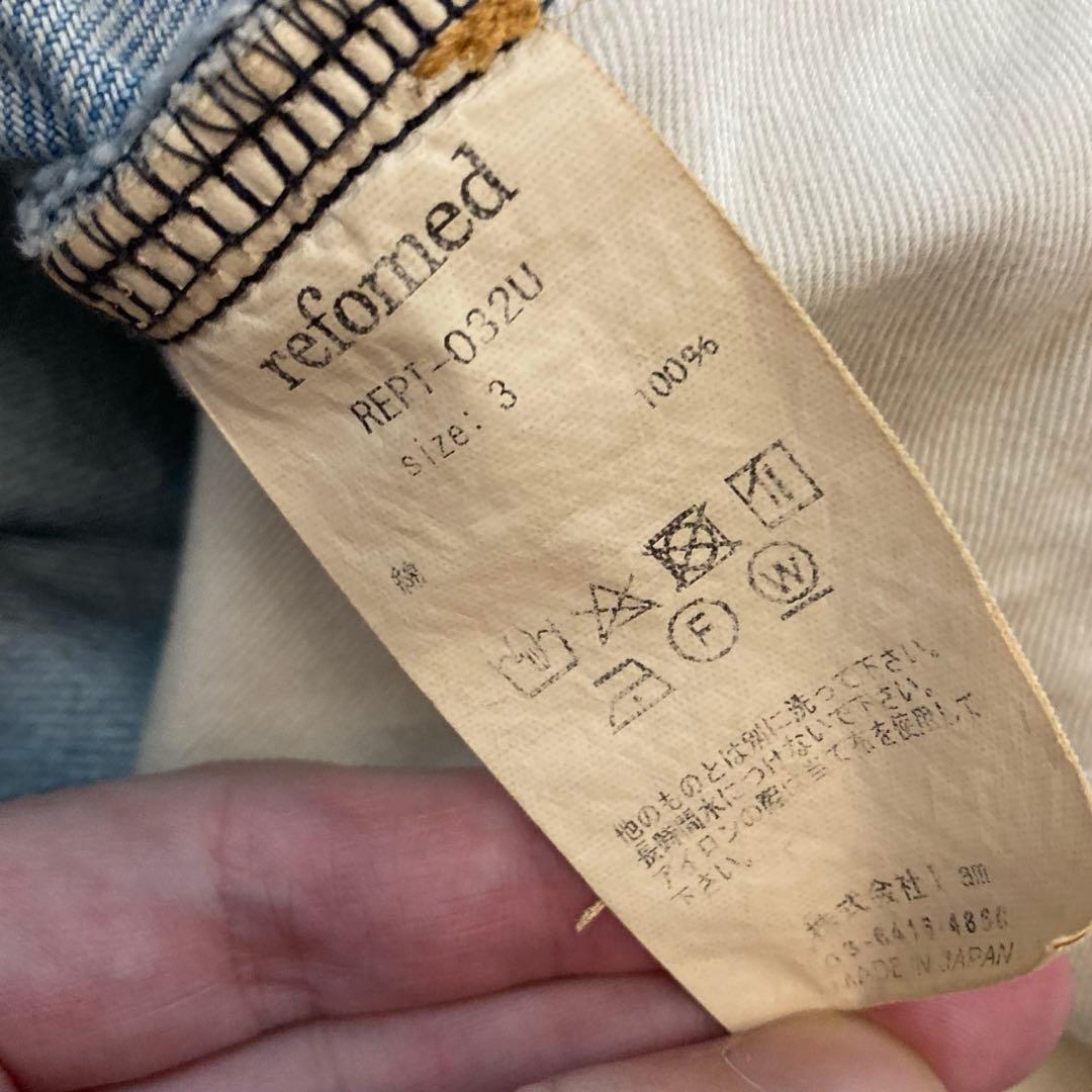refomed ワイドデニム USED サイズ3