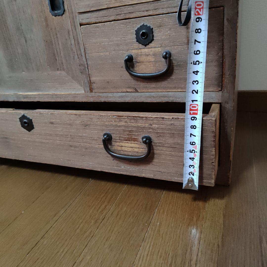 古家具 古道具 小さな和箪笥 古箪笥 引き出し 家具 アンティーク　昭和レトロ