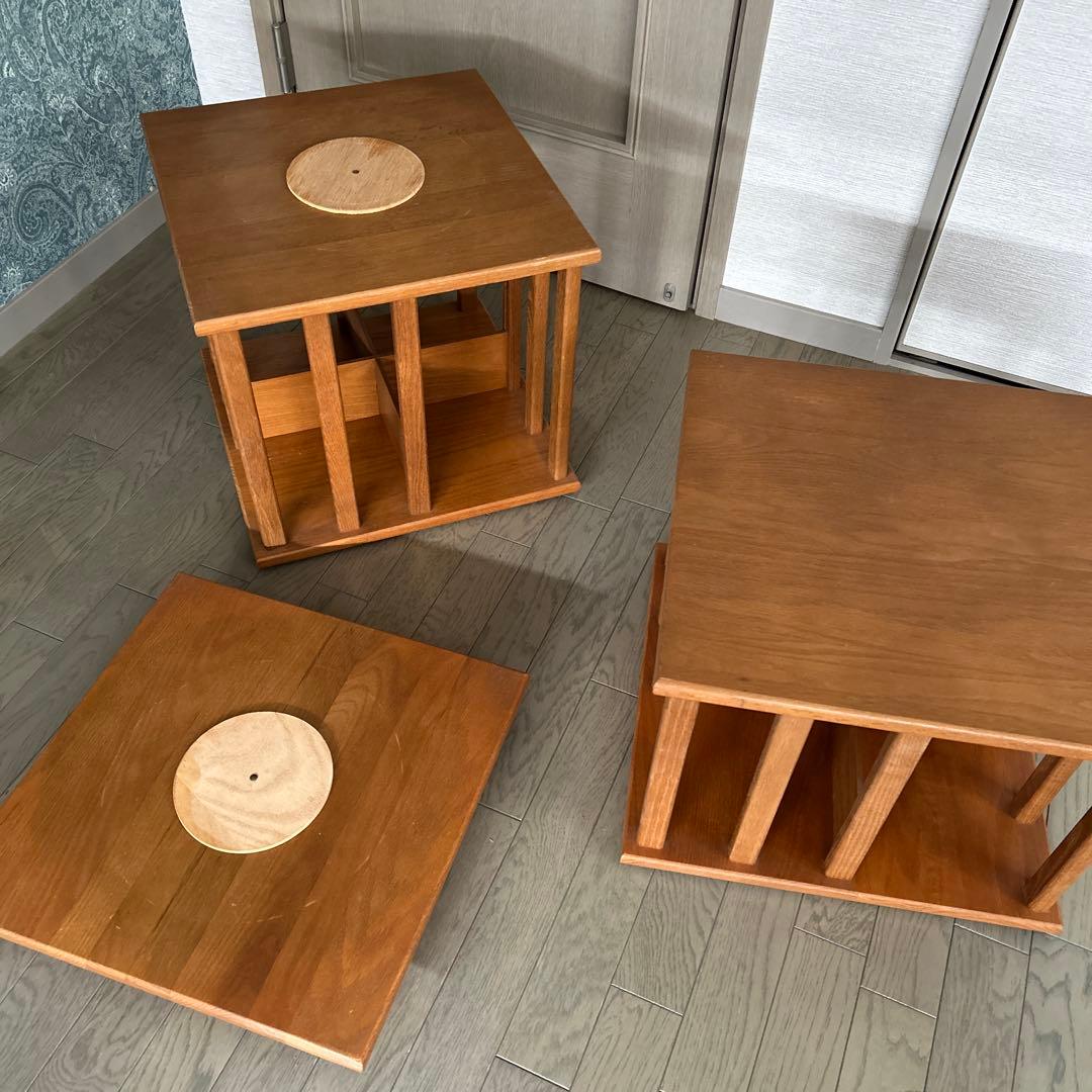 ICO アメリカ製 回転式本棚 アンティーク