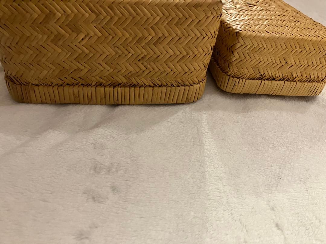 値下げしました　小物入れ　弁当箱　セット　竹細工　昭和レトロ