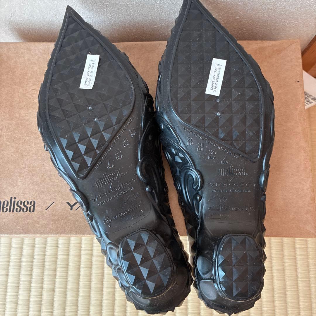 melissa / Y/PROJECT ブラックミュール　EU38
