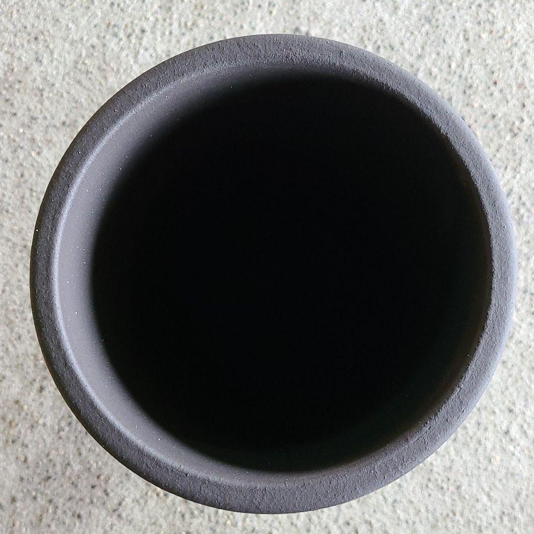 信楽焼傘立て 線彫 高さ５７cm