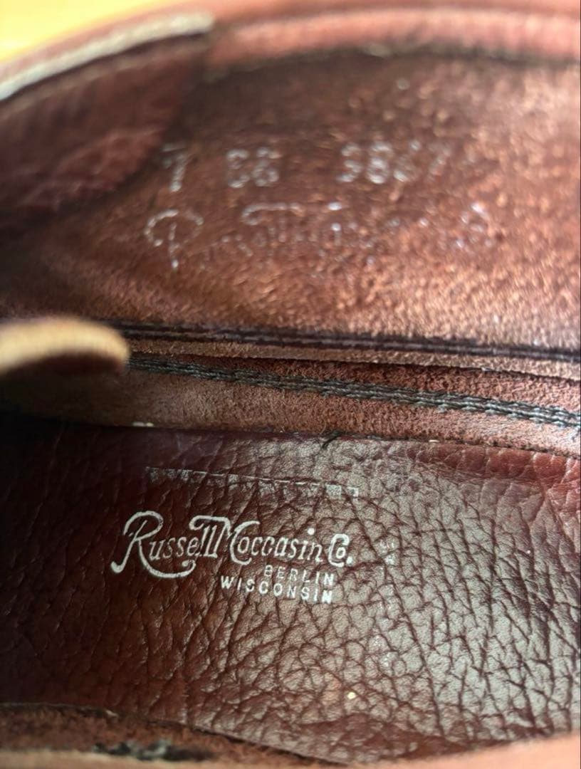 【さいとー】ラッセルモカシン　スポーティングクレイチャッカ　サイズ7EE