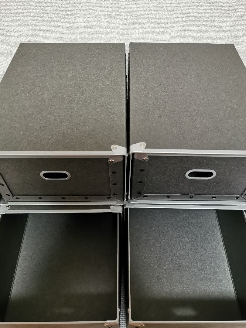 【廃盤】MUJI (無印良品)　硬質パルプケース×4