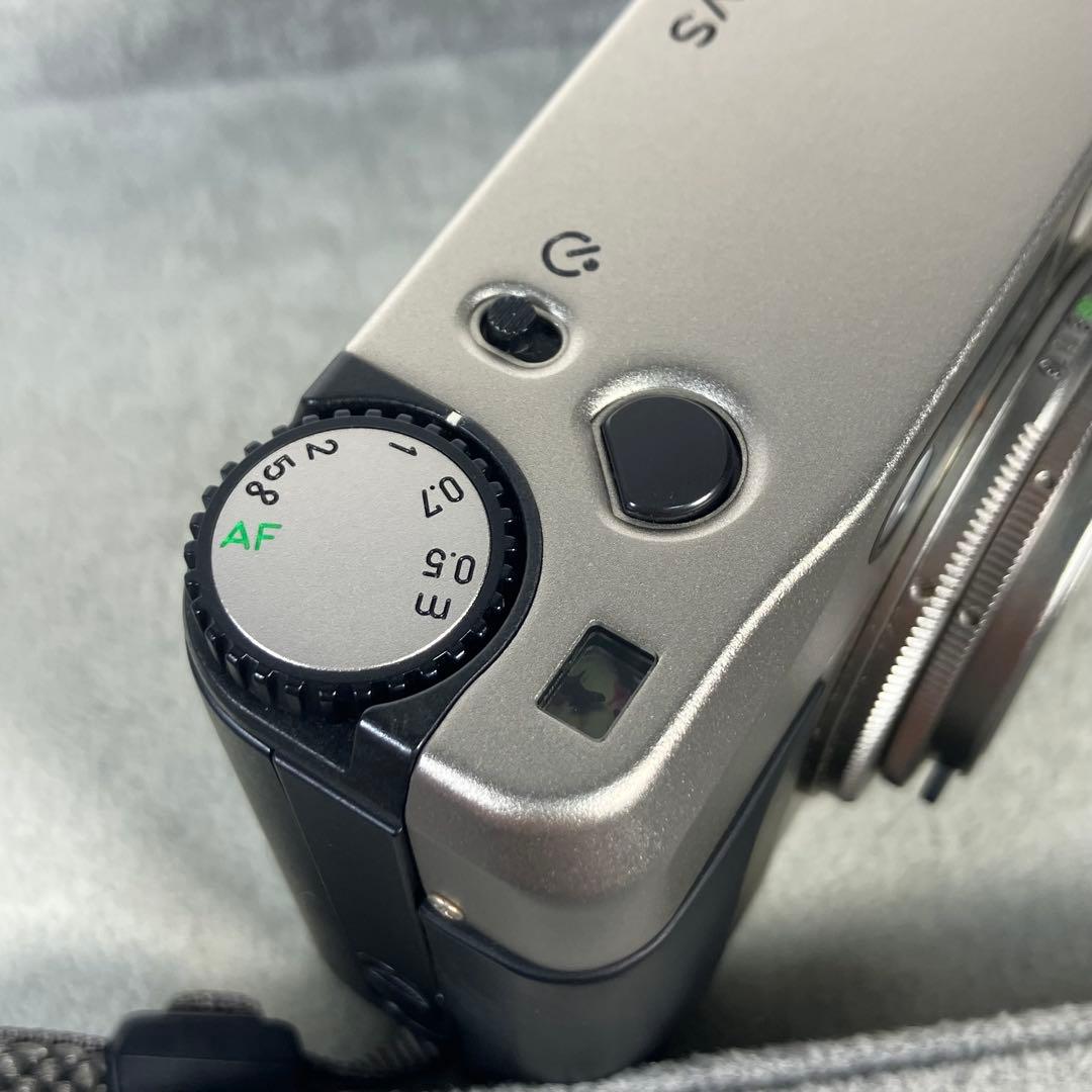 【美品】CONTAX Tvs シルバー コンパクトフィルムカメラ