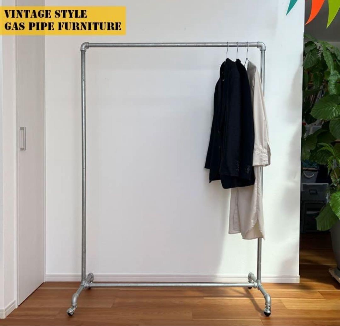 希少 業務用ハンガーラック アパレル銃器 （2セット）シルバー オシャレ別売可