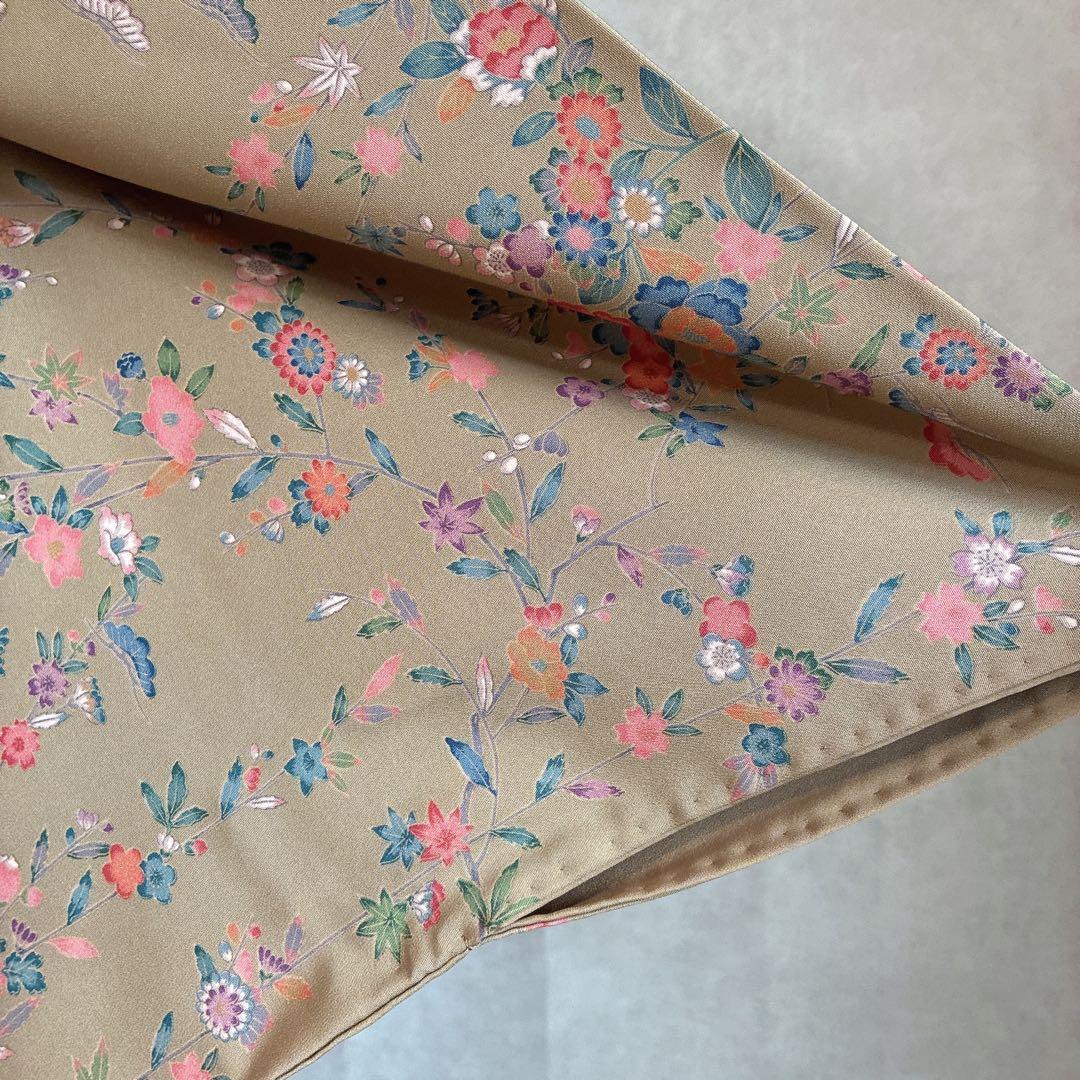 小紋　フルセット　着物　正絹　ロング丈　小花好きさん　大人の小花　J5