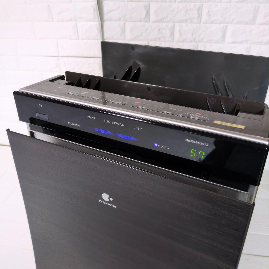 ◎美品◎　Panasonic 加湿空気清浄機 F-VXL90 木目調 ブラウン