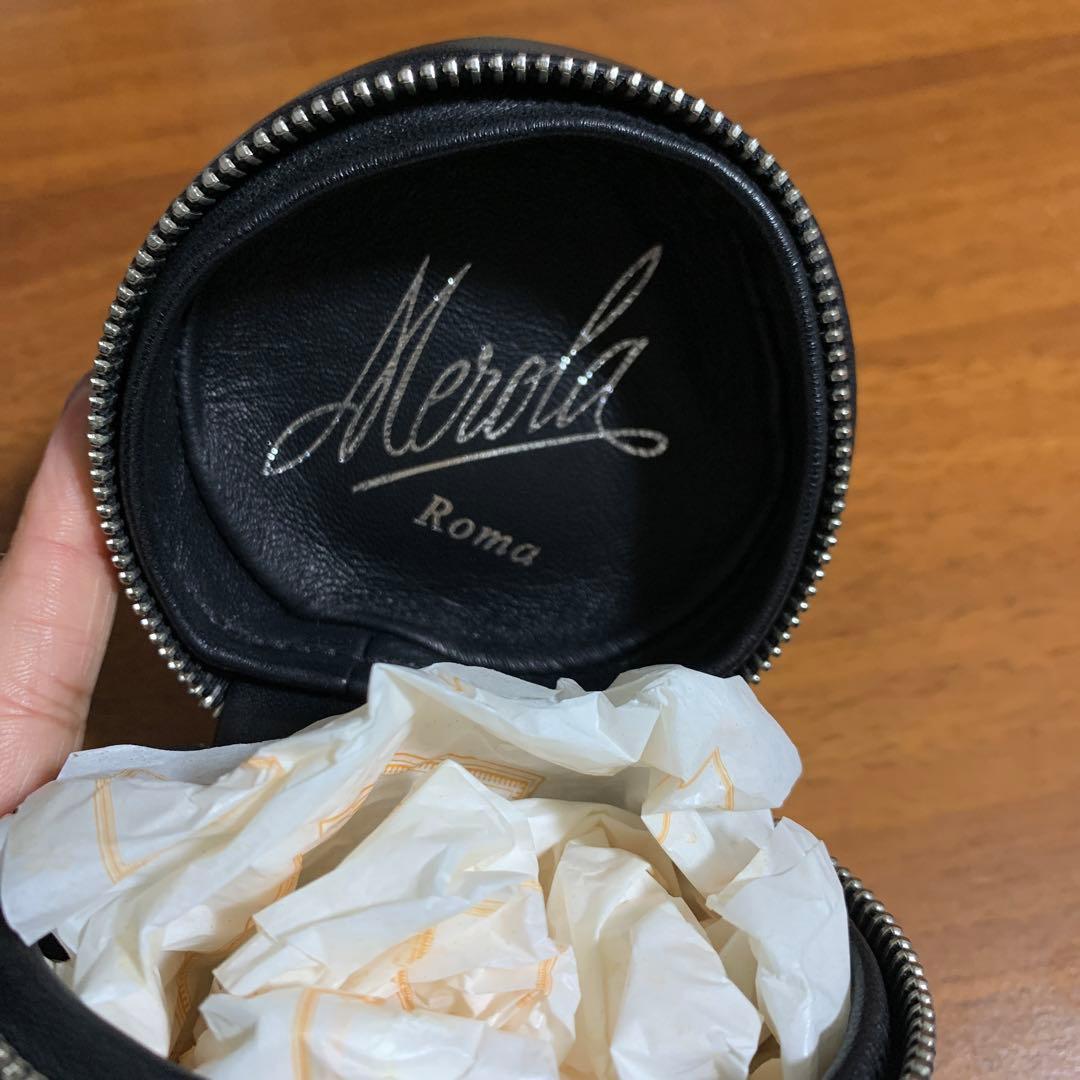 メローラ　　MEROLA　ネクタイケース　黒色