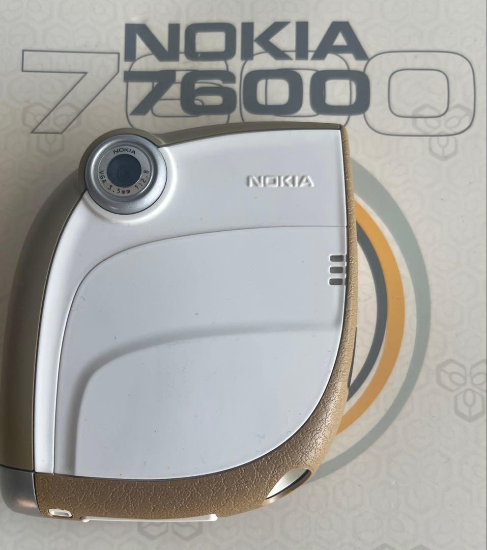 良*S様 Nokia 7600 本体 ホワイト/ゴールド