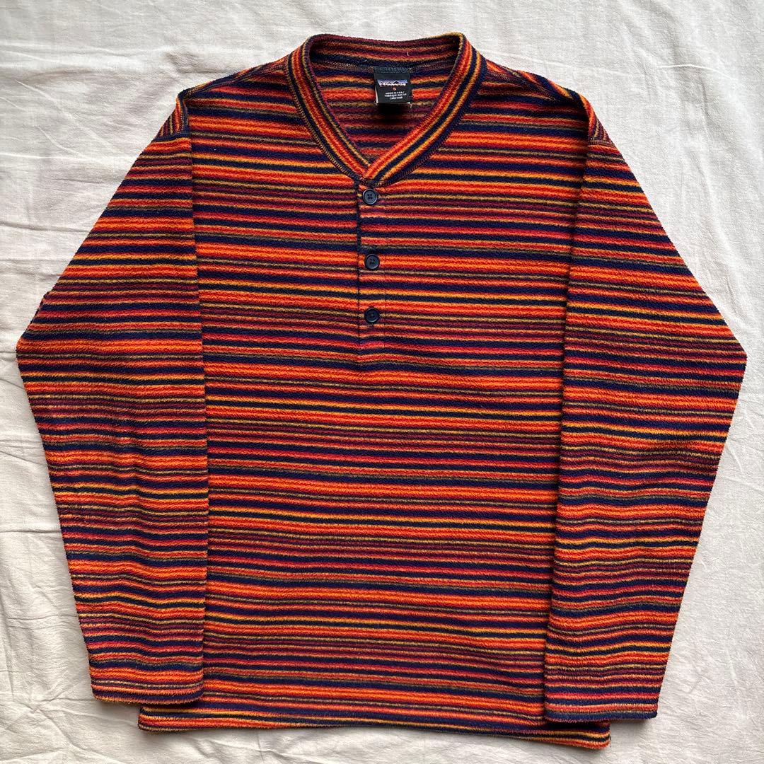 【USA製】90s Patagonia CAPILENE ヘンリーネックフリース