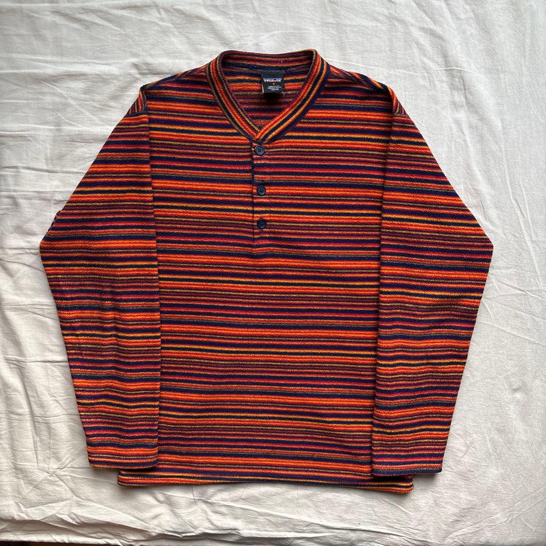 【USA製】90s Patagonia CAPILENE ヘンリーネックフリース