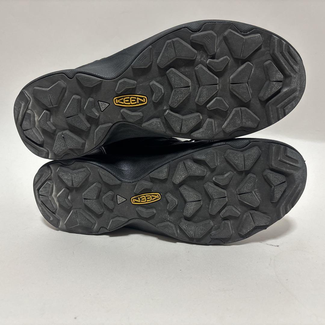 【極美品】KEEN ユニーク スニーク チャッカ 2 WP 防水 24.5cm黒