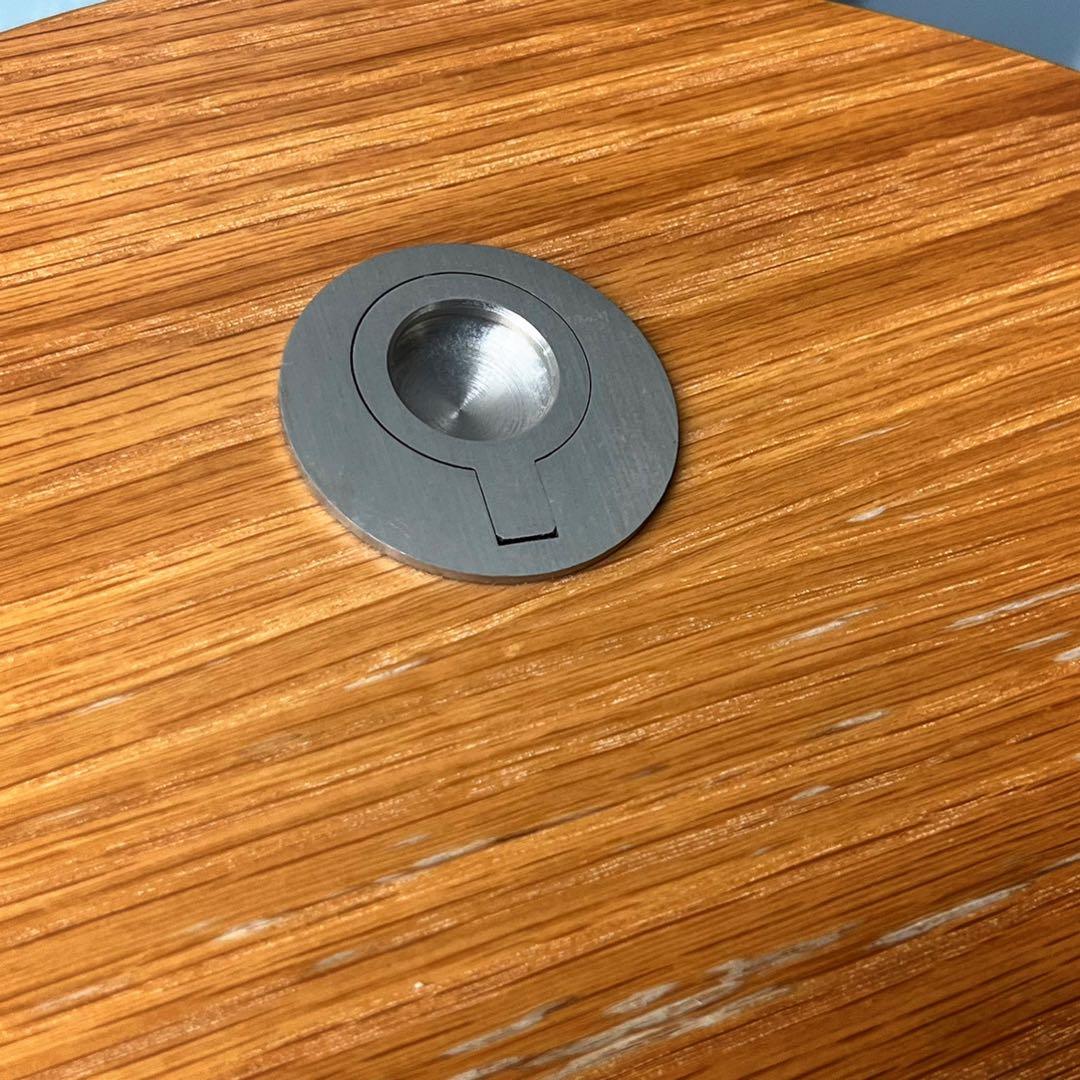 取付無料！アクタス テクタ K22 オーク材北欧モダン風昇降式サイドテーブル✨