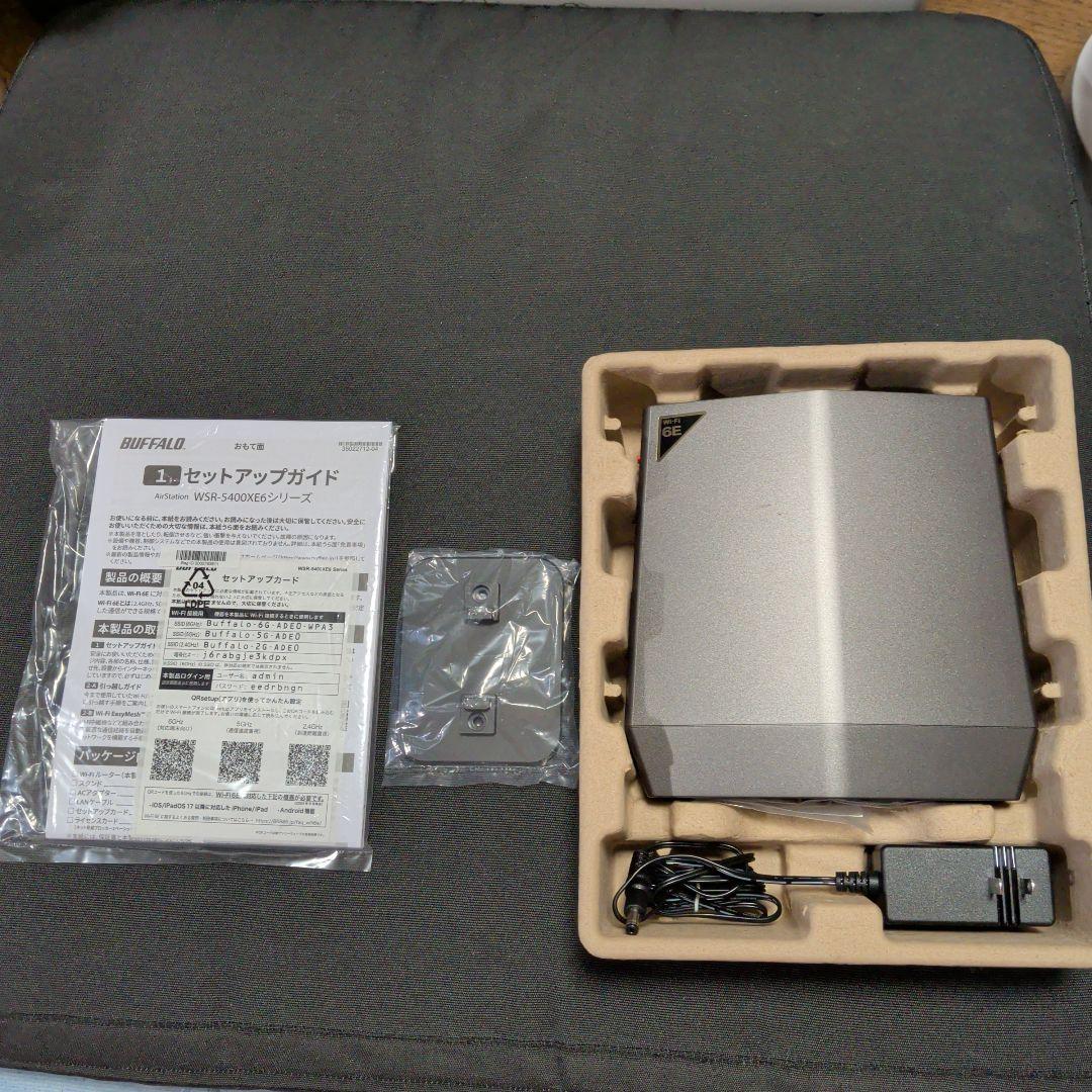 y*4様 未使用　BUFFALO WSR-5400XE6 無線LANルーター