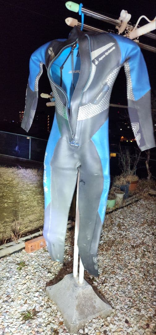 アクアスフィア傑作トライアスロン用ウェットスーツ　サイズS