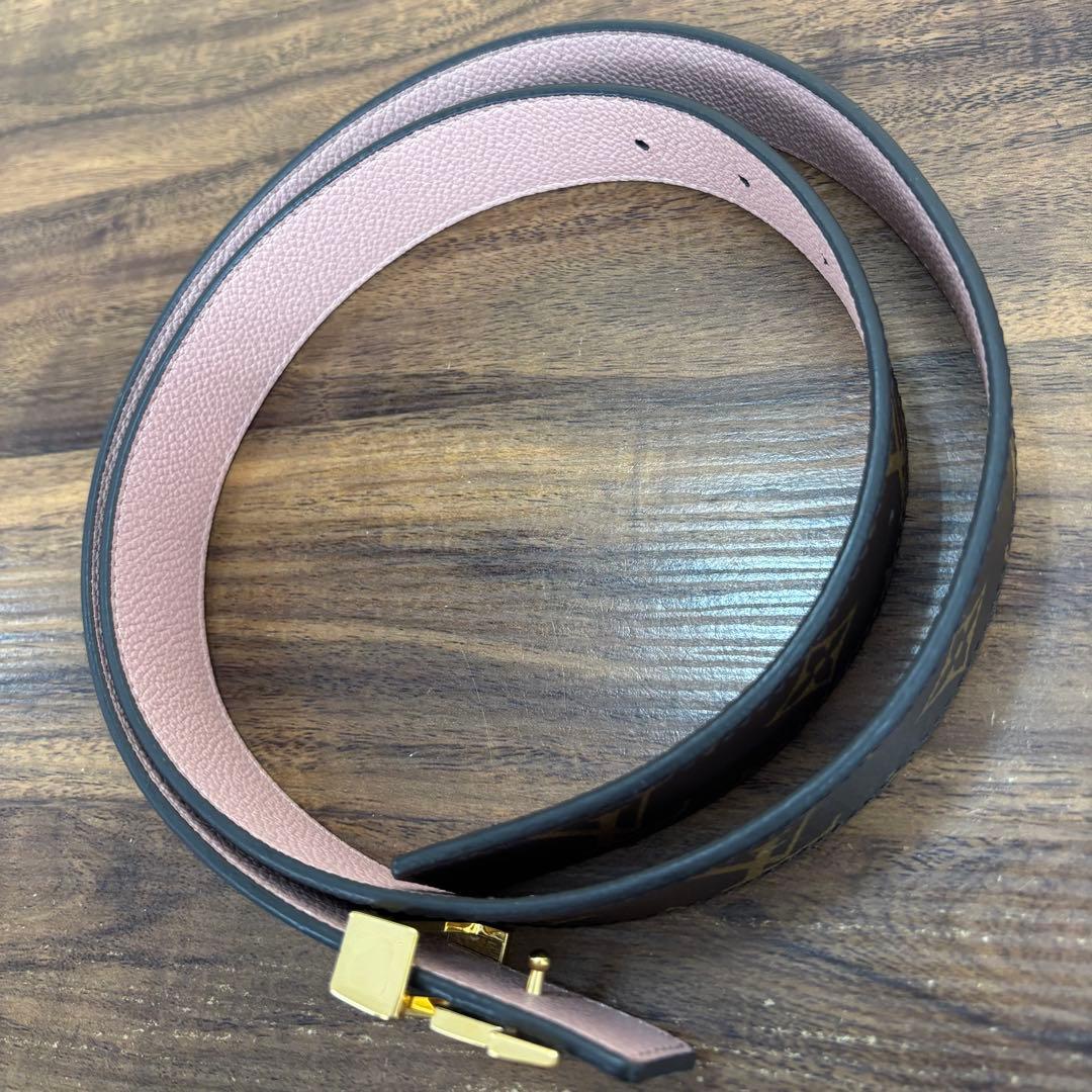 【極美品】ルイヴィトン サンチュールLV M0321 ベルトモノグラム85/34