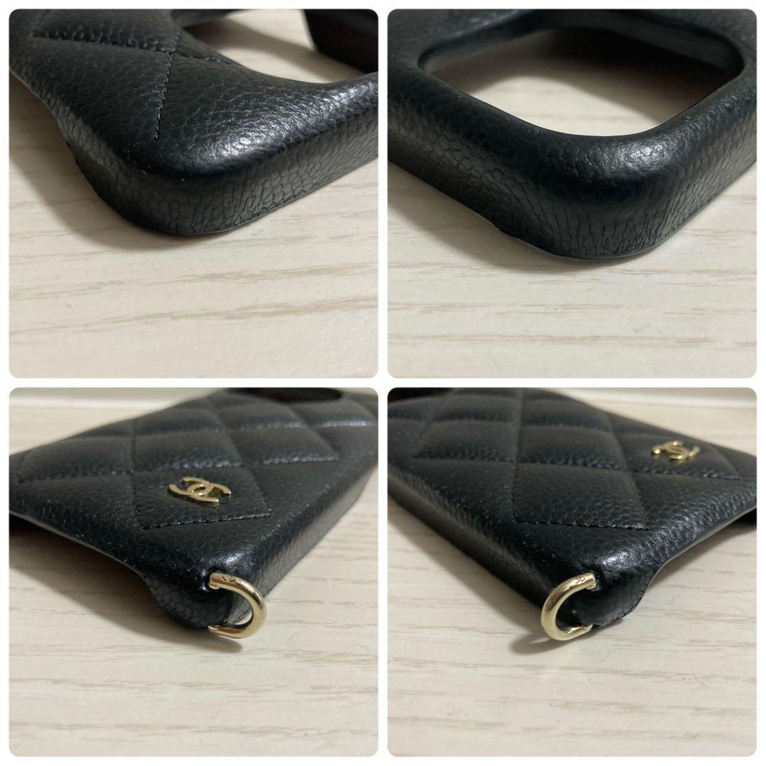 ✨極美品✨CHANEL　iPhone15Pro　ココマーク　マトラッセ　チェーン