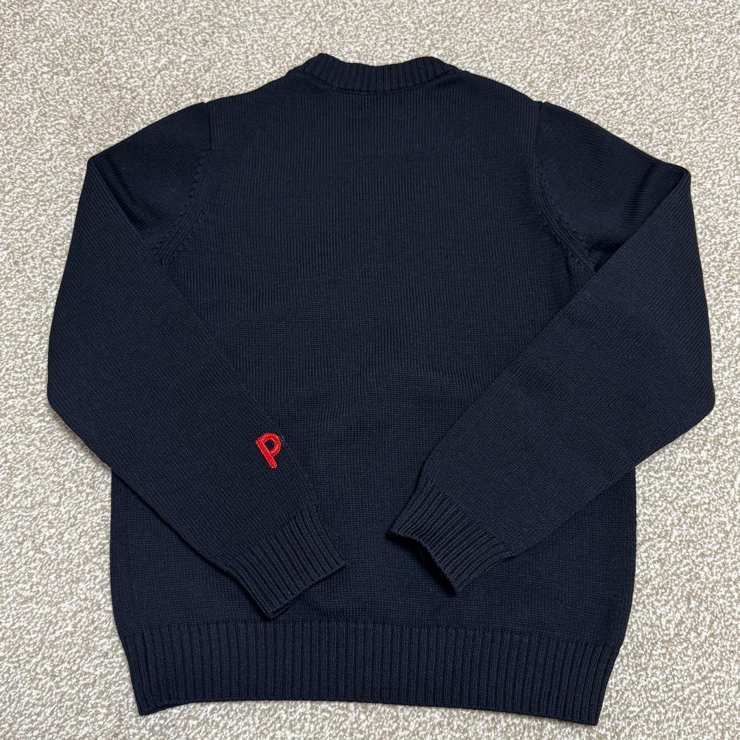 パーリーゲイツ PEARLY GATESインターシャ クルーネックニットSサイズ