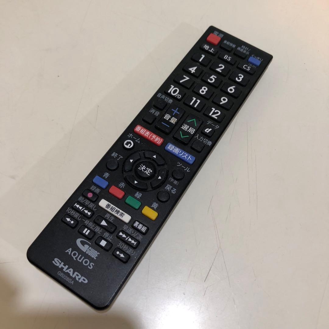 SHARP 液晶カラーテレビ 2T-C19AD 2018年19インチ ブラック