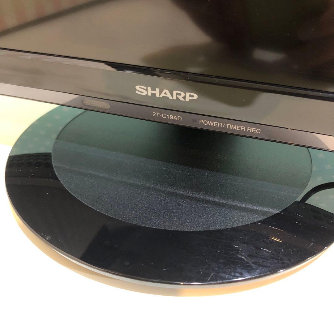 SHARP 液晶カラーテレビ 2T-C19AD 2018年19インチ ブラック