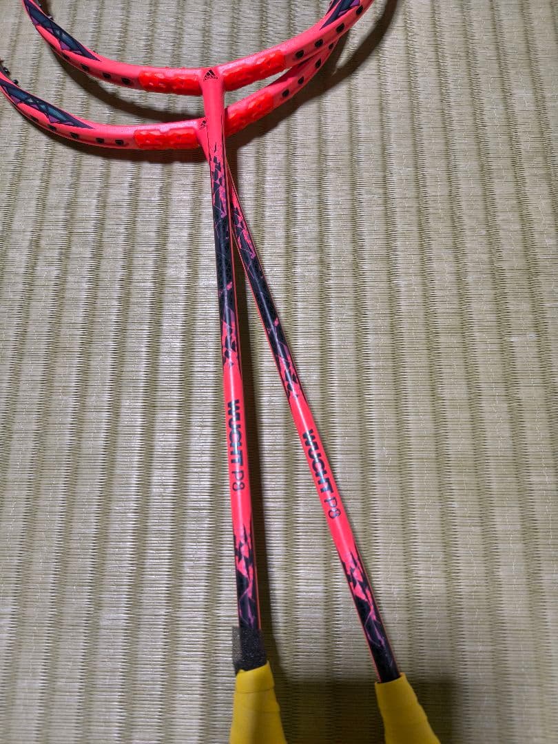 【美品】adidas バドミントンラケット WUCHT P8 2本