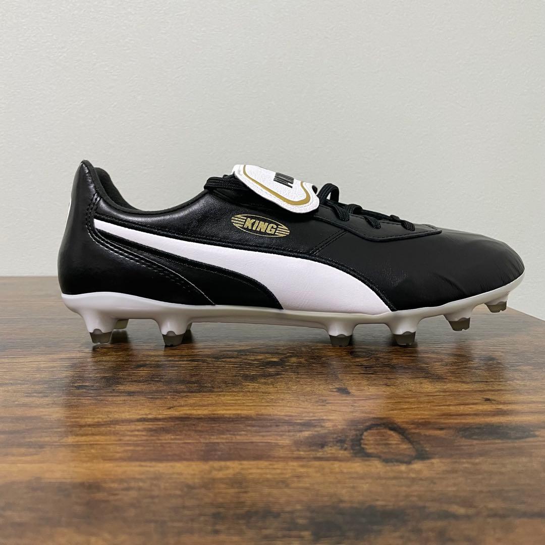 プーマ　プーマキング トップ FG　29cm　ブラック　スパイク　箱タグ無し