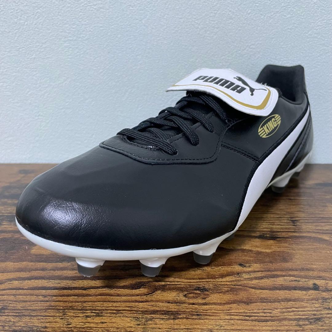 プーマ　プーマキング トップ FG　29cm　ブラック　スパイク　箱タグ無し