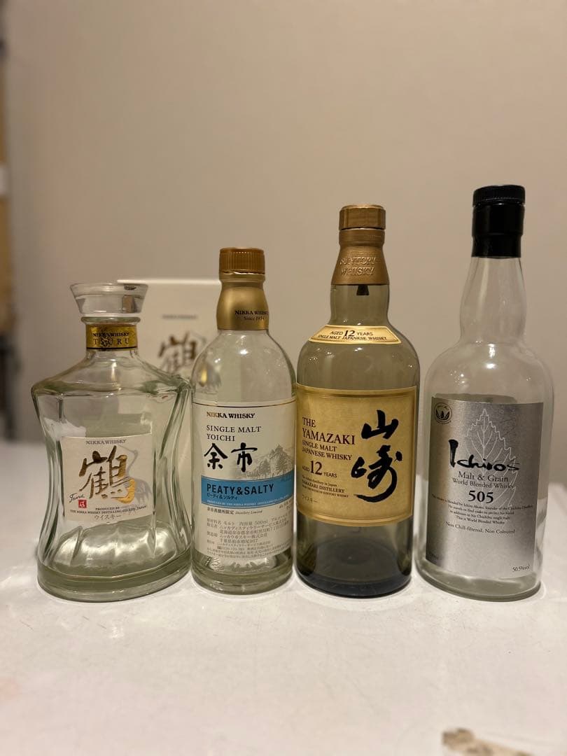 ※空瓶　ジャパニーズウイスキー8本セット