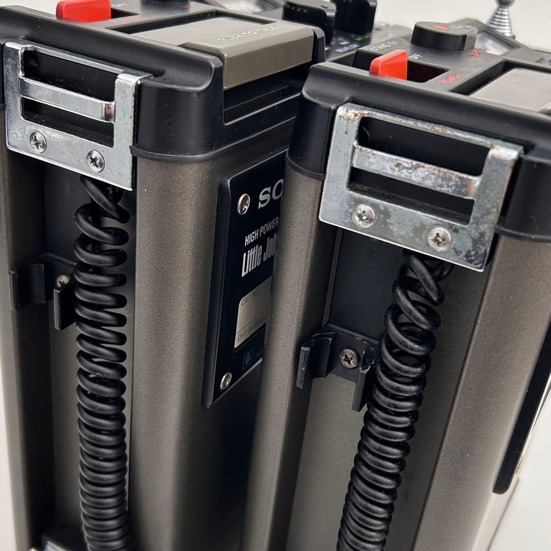 【動作確認OK】ソニー トランシーバー 2台セット 昭和レトロ 稼動品 無線機