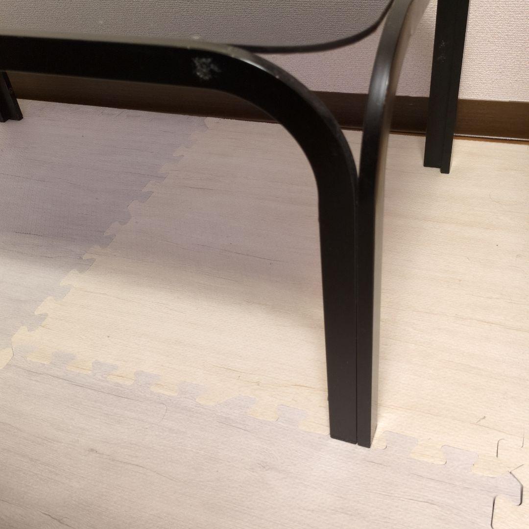 ガラス天板　ローテーブル ミッドセンチュリー　80's 昭和レトロ90's