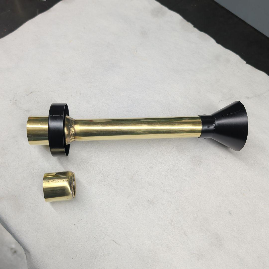 【Ryudo】ゼンシン　真鍮サイレンサー42-32 パワーバッフル付き