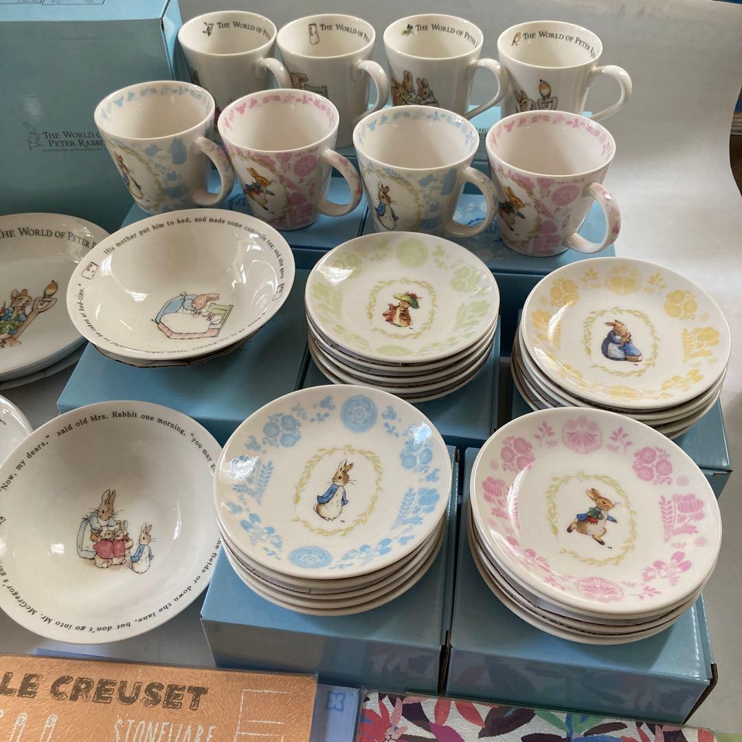 ピーターラビット・食器(マグカップ・デザート皿・サラダボウル・パスタカレー皿ほか
