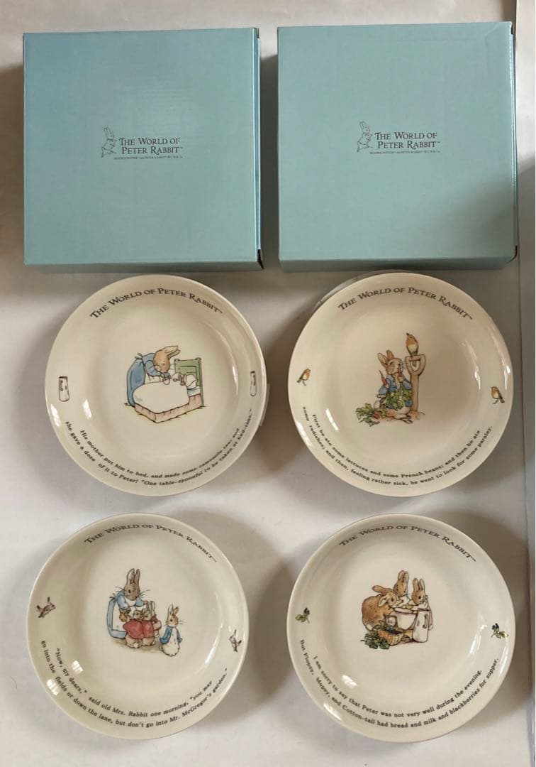 ピーターラビット・食器(マグカップ・デザート皿・サラダボウル・パスタカレー皿ほか