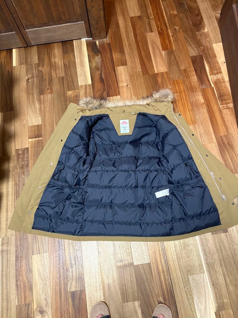 DANTON カーキ ダウンジャケット