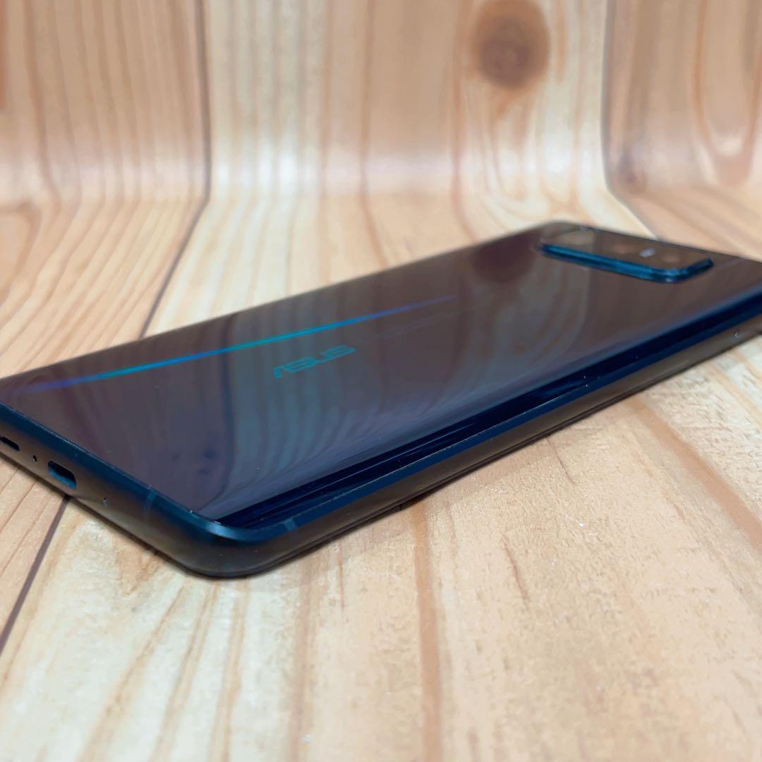 SIMフリー 本体 ZenFone 7 128 GB 066 ブラック 電池良好