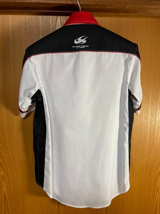 佐藤琢磨、SAF1ピットシャツ、佐藤琢磨さん本人着用