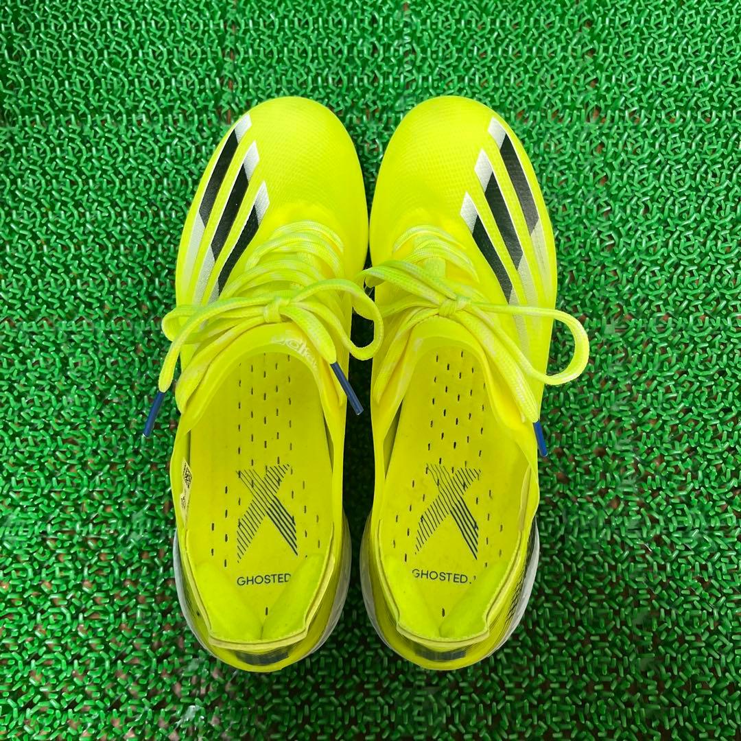 アディダス サッカースパイク エックス ゴースト.1 FG(イエロー×ブラック)