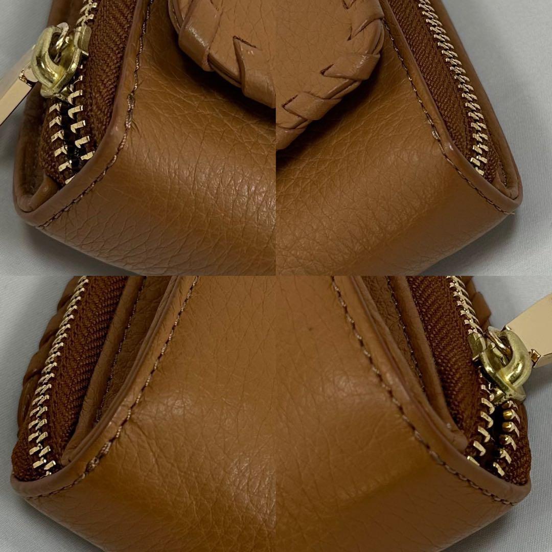 【未使用級】トリーバーチ 編み込み 2way ショルダーバッグ レザー 肩掛け