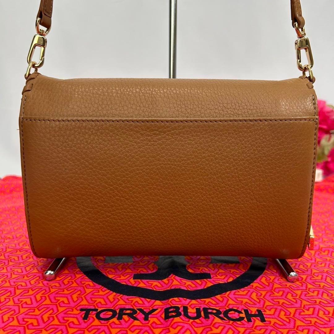 【未使用級】トリーバーチ 編み込み 2way ショルダーバッグ レザー 肩掛け